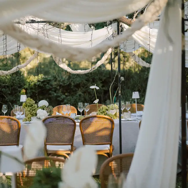 wedding planner in Cape Town - reception planning