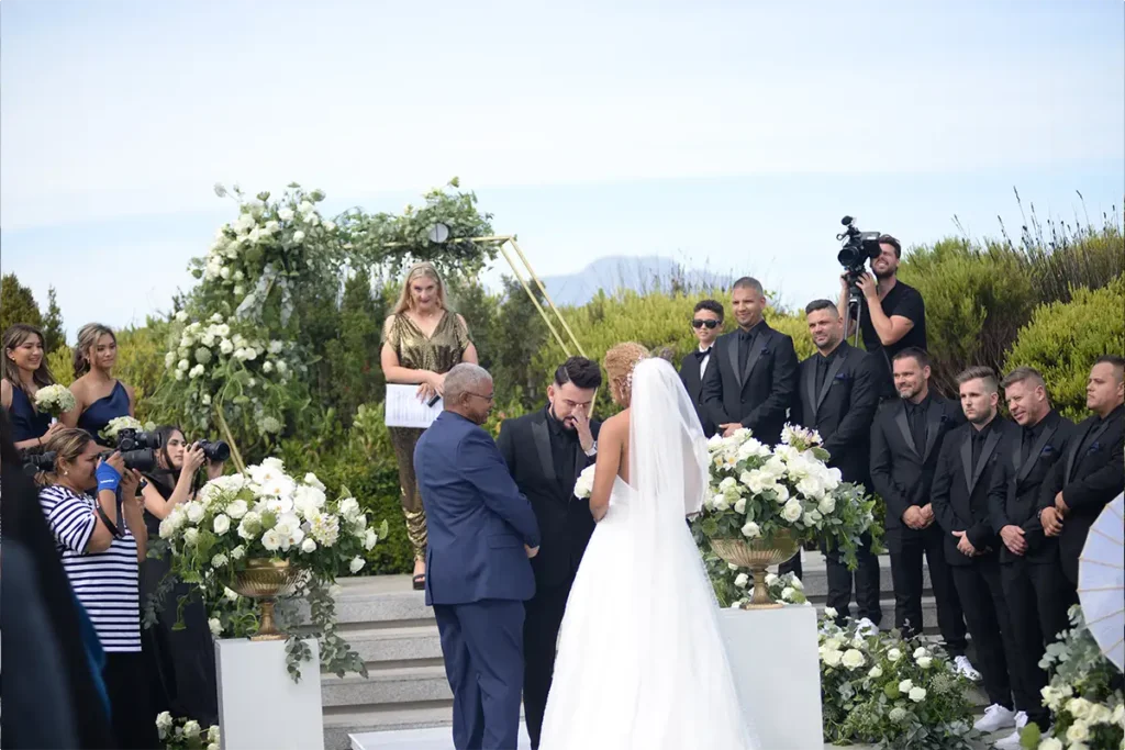 Fairytale wedding at Cavalli Estate-Amy & Lee ceremony 1