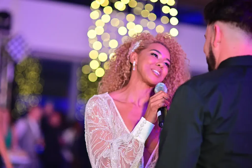 Fairytale wedding at Cavalli Estate-Amy & Lee singing 2