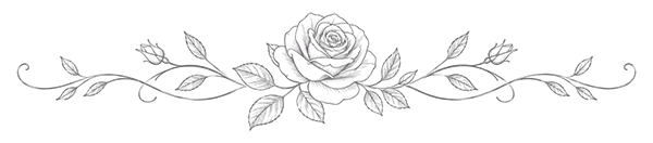 grey rose divider